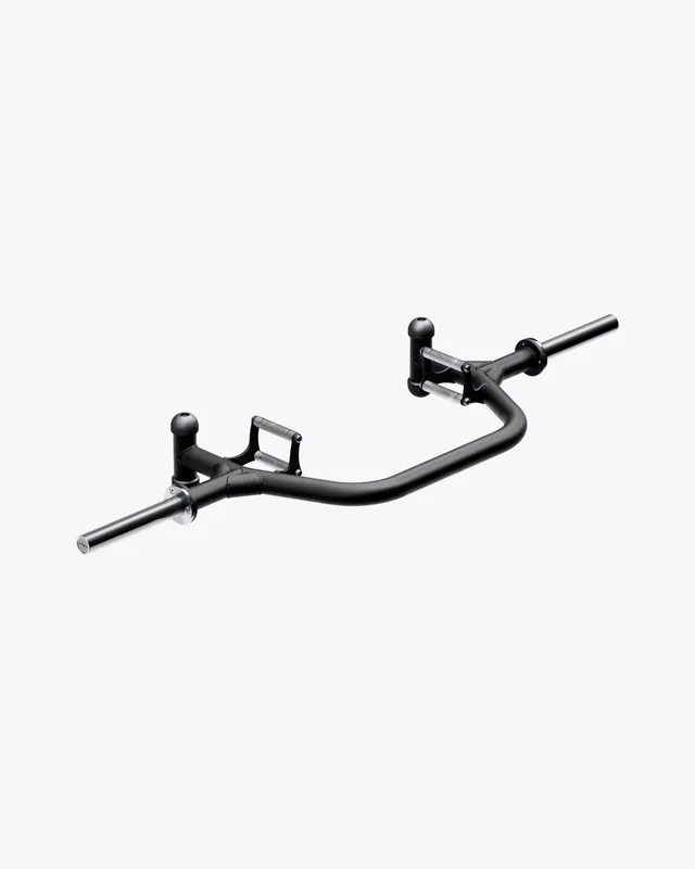 Eleiko Öppen Bar 3085748-03 with an open black frame and two handle heights