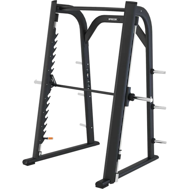 Precor Discovery DPL0802 Smith machine shown on the current manufacturer page