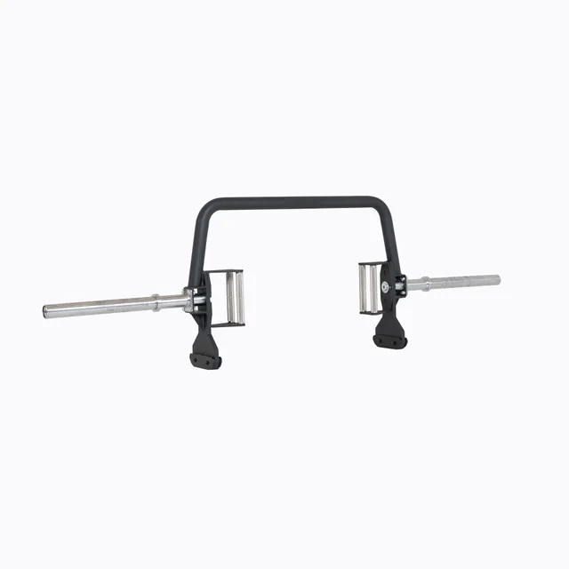 REP Open Trap Bar with Standard handles standing on its loading jack